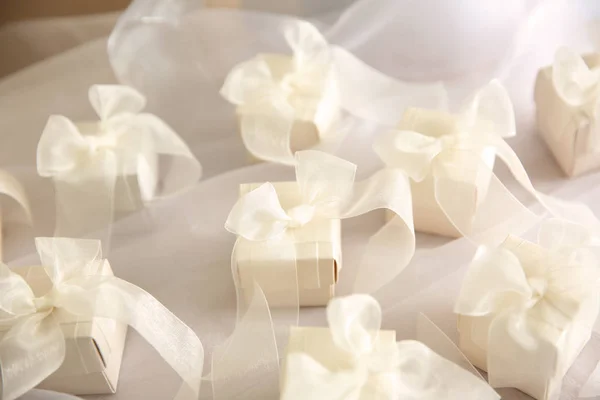 Gift boxes for wedding day — Stock Photo, Image