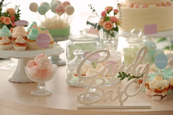 Doces preparados para a festa — Fotografia de Stock