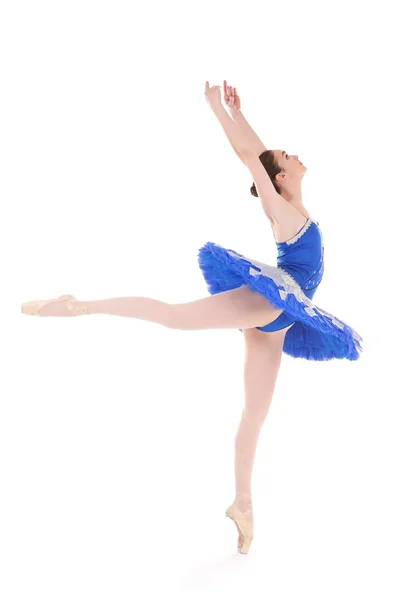 Young beautiful ballerina dancing — Stock Photo, Image