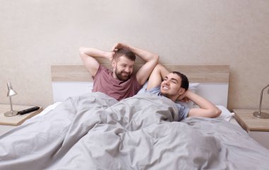 Mutlu eşcinsel çift 