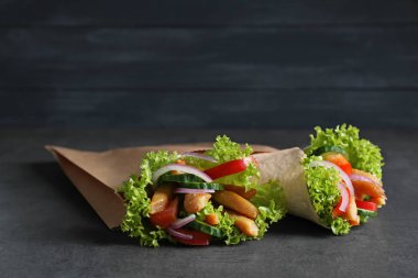 Lezzetli kebap sandviç 