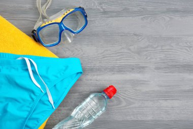 Yüzme ahşap arka plan ayarla