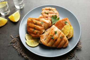 tekila kireç ile lezzetli tacos 