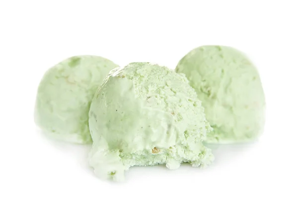 Smaczne lody pistacjowe — Stockfoto