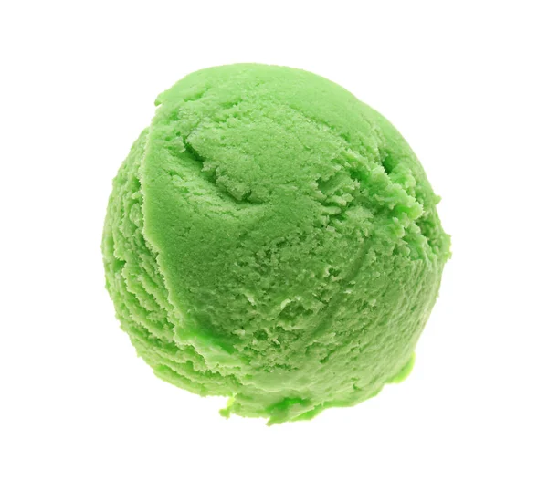 Cucharada de helado de manzana — Foto de Stock