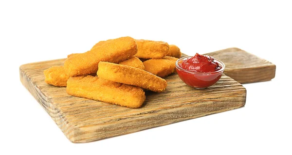 Cheese sticks and sauce — Stock Photo, Image