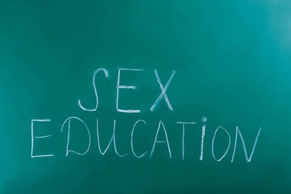 Texto SEXO EDUCACIÓN —  Fotos de Stock