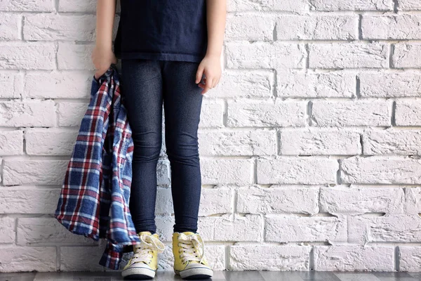 Legs of cute stylish girl — Stock Photo, Image