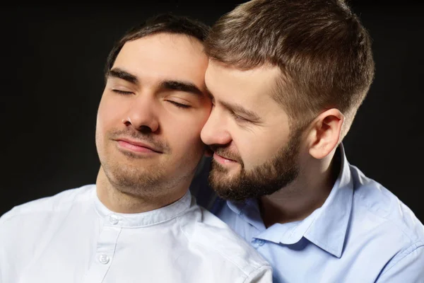 Heureux gay couple — Photo