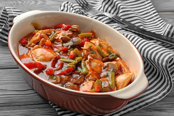 Delicioso cacciatore de pollo — Foto de Stock