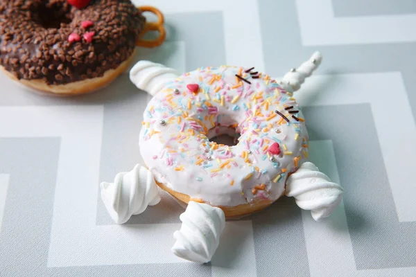 创意上釉甜甜圈 — 图库照片