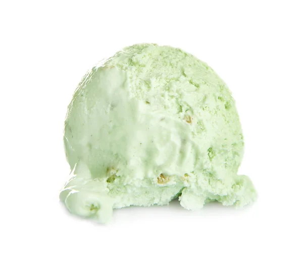 Tasty pistachio ice cream Royalty Free Stock Images