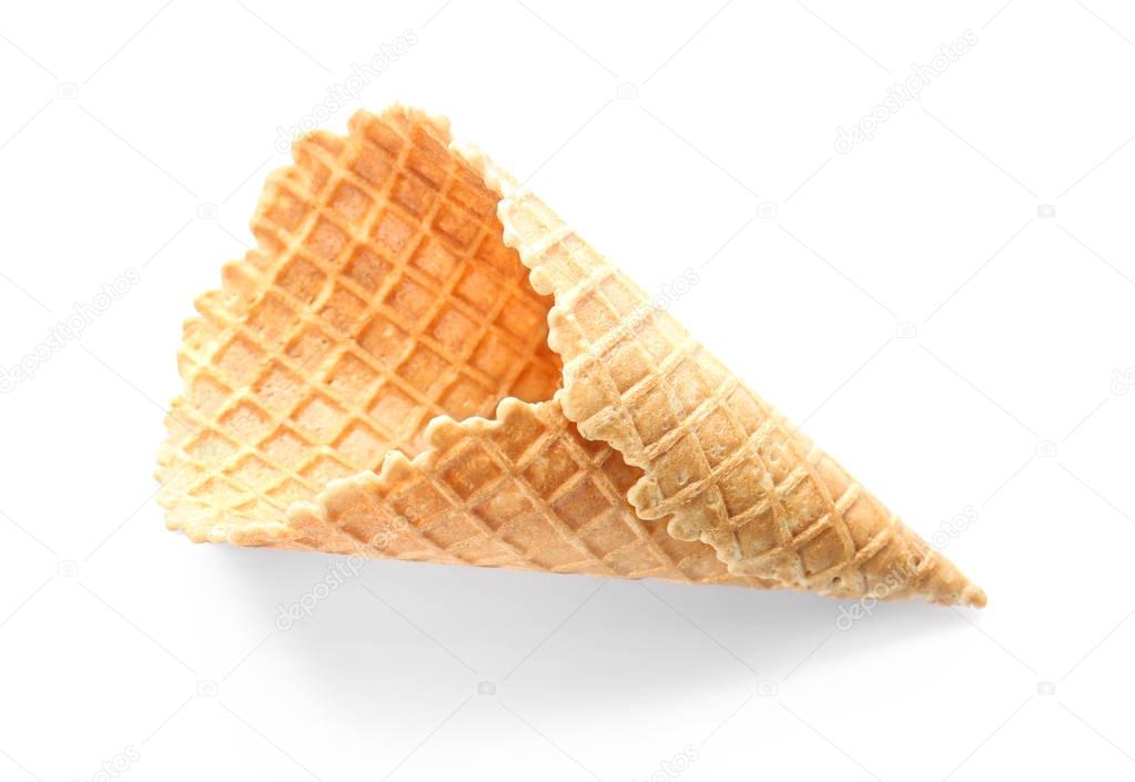 Delicious ice-cream cone 