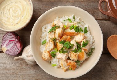 Lezzetli tavuk pilav 