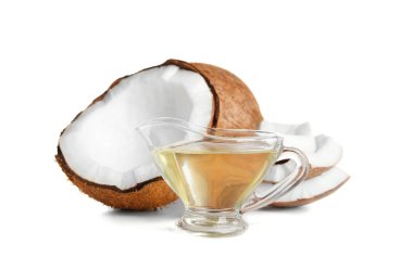 Sauceboat ile erimiş yağı 