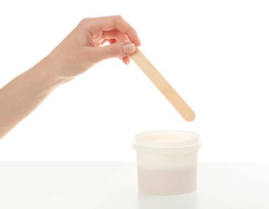 el ahşap sopa ve sugaring Yapıştır