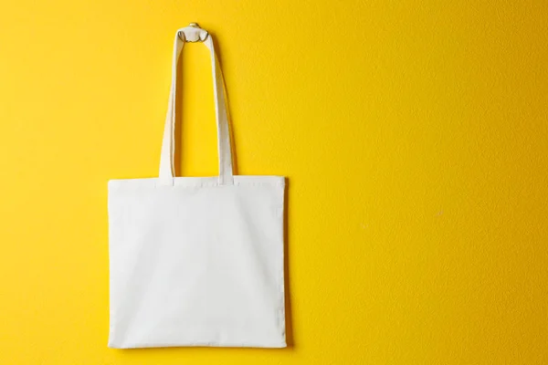 Prázdné textilní taška — Stock fotografie