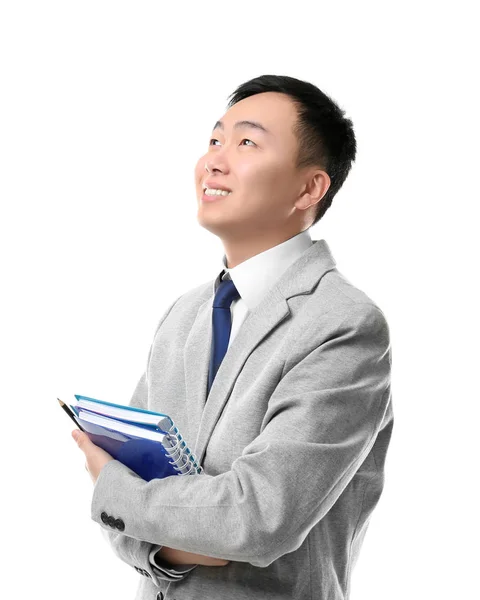 Handsome Asian teacher — Stock Photo, Image