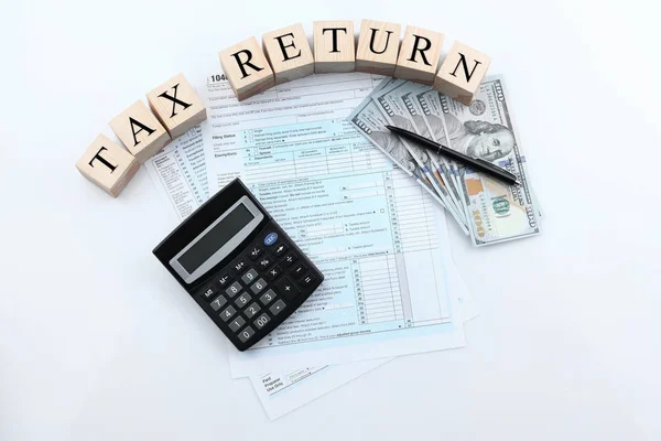 Concept tax return — Stock Photo, Image