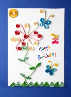 El yapımı hediye kartı