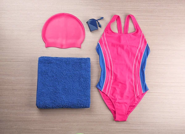 Kolorowe akcesoria do pływania — Zdjęcie stockowe