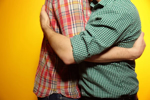 Heureux gay couple — Photo