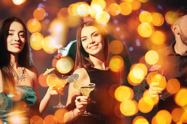 Young People Having Fun Party Night Club — Stock Photo, Image