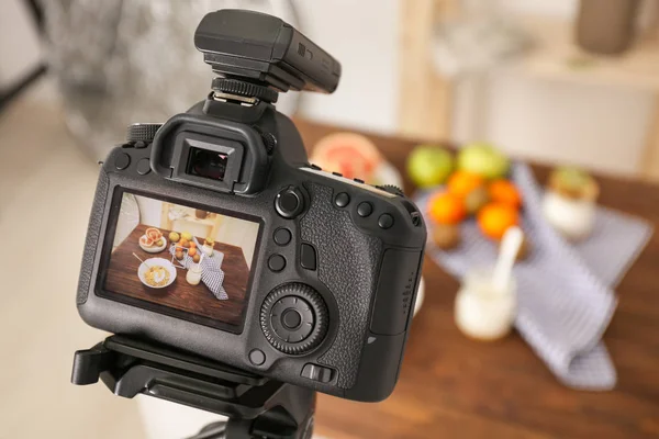 Photo of food on camera