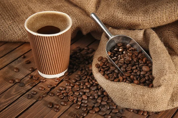 Xícara de café fresco — Fotografia de Stock