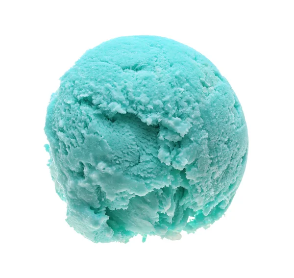 Cucharada de helado de menta — Foto de Stock