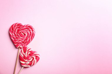 Lezzetli renkli lolipop 