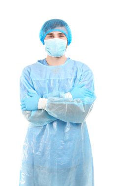 yakışıklı genç bir doktor 