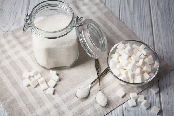 Beautiful composition with sugar — Stock Photo, Image