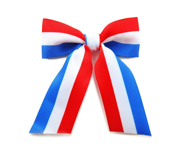 Ribbon with Luxembourg flag — Stock Photo, Image