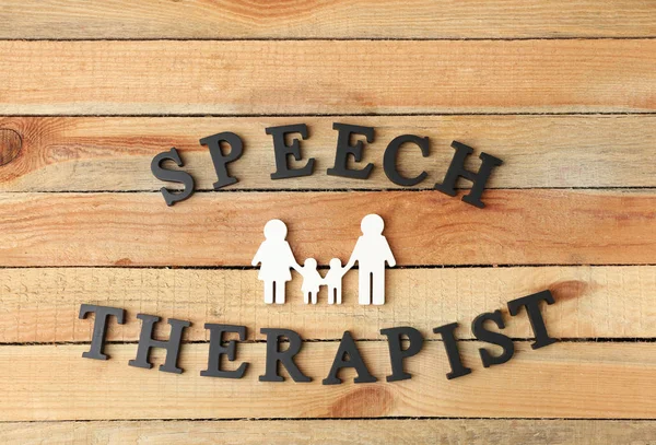 Inscrição SPEECH THERAPIST — Fotografia de Stock