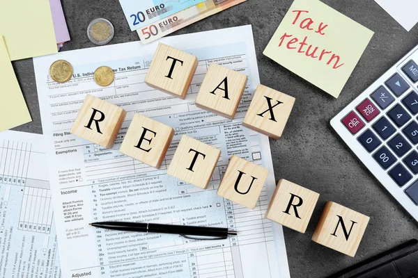 Tax return concept — Stock Photo, Image