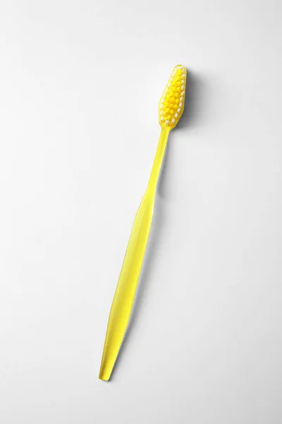 Nova escova de dentes em branco — Fotografia de Stock