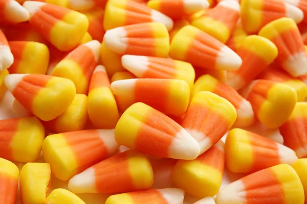 Halloween candy corns background — Stock Photo, Image