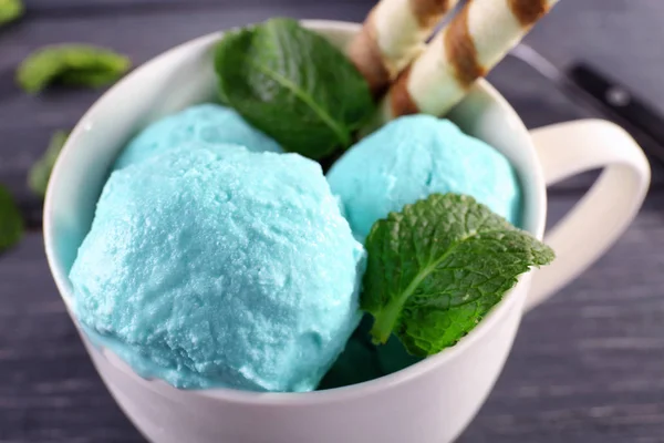 Mint smaczne lody — Zdjęcie stockowe