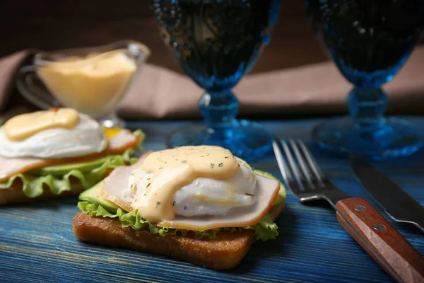 Chutné vejce Benedikt — Stock fotografie