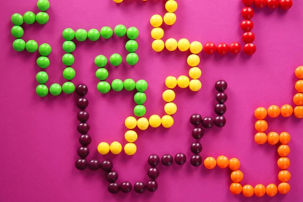Heerlijke kleurrijke snoepjes — Stockfoto