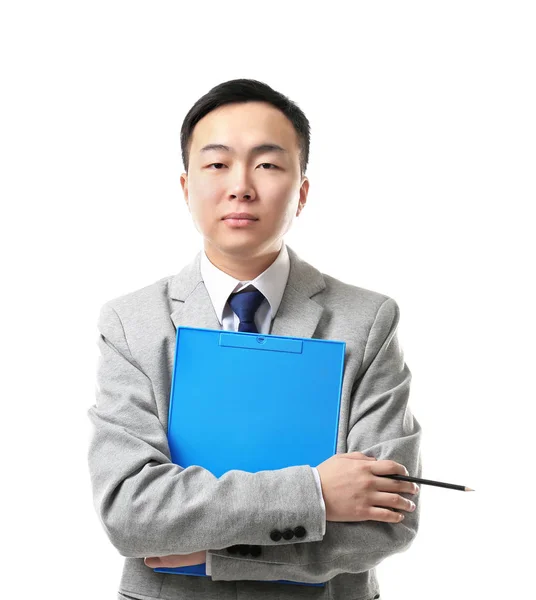 Knappe Aziatische leraar — Stockfoto