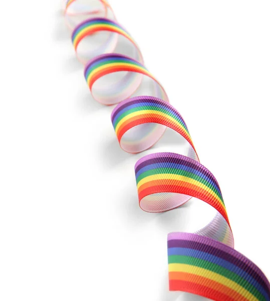Nastro colorato arcobaleno — Foto Stock