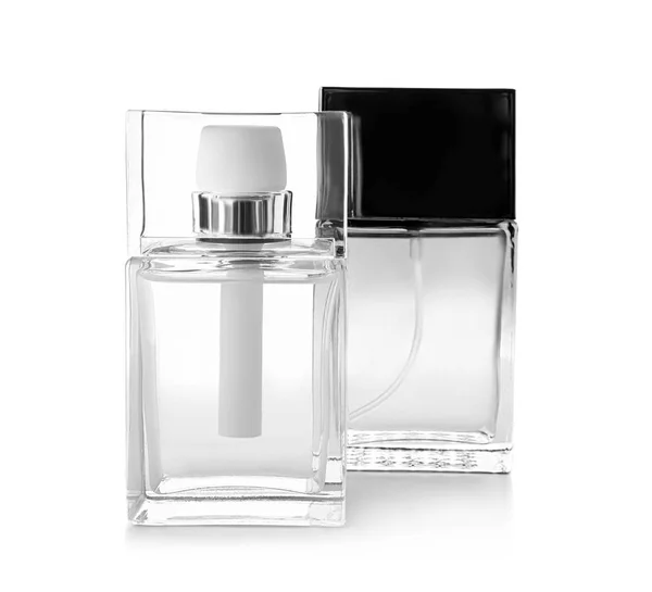 Flasker af moderne mandlige parfume - Stock-foto