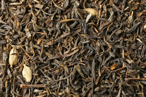 Altura de folhas de chá secas — Fotografia de Stock