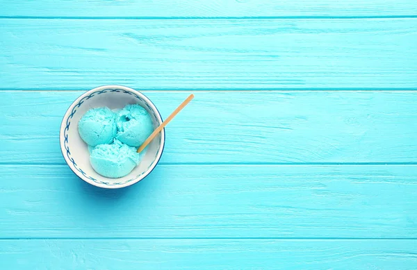 맛 있는 민트 아이스크림 — 스톡 사진