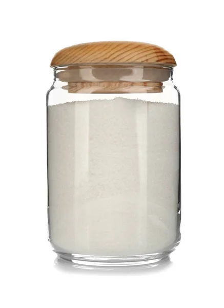 Sugar bowl on white — Stock Photo, Image