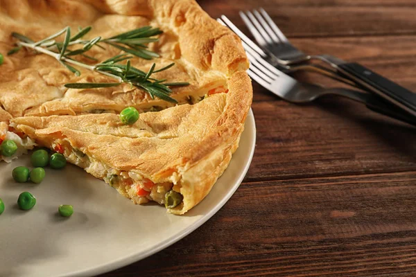 Torta de frango saborosa — Fotografia de Stock