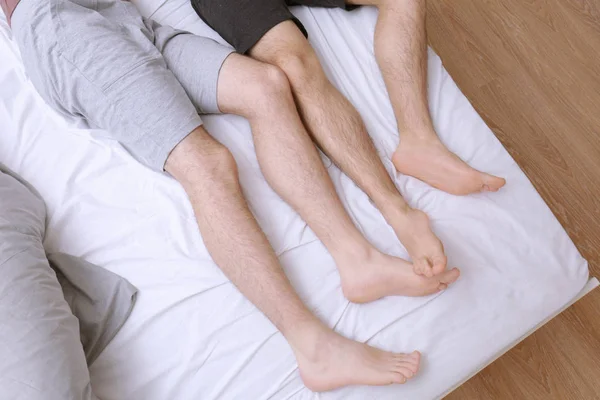 Legs of gay couple — Stock Photo, Image