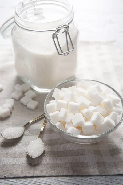Beautiful composition with sugar — Stock Photo, Image